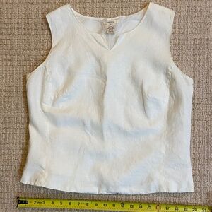 White Merona Shell Top, L